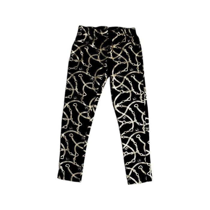 A Black Leggings from Juicy Couture in size 8Y for girl. (Front View)