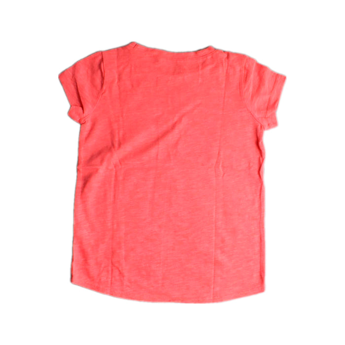 A Pink Short Sleeve Tops from Crewcuts in size 10Y for girl. (Back View)
