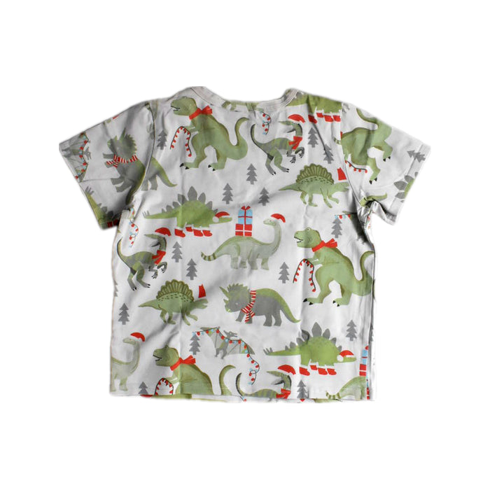 A Green Short Sleeve T Shirts from Rock Your Kid in size 5T for boy. (Back View)