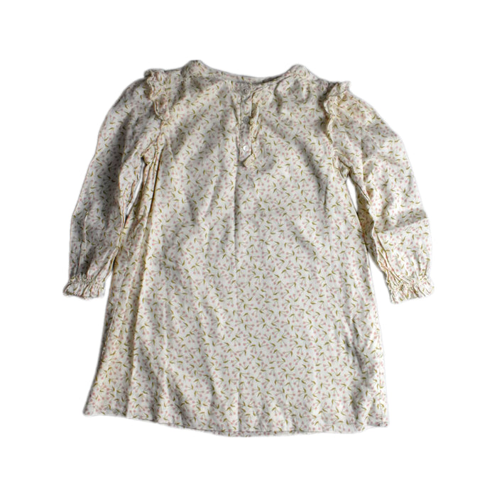 A Ivory Long Sleeve Dresses from Bonpoint in size 4T for girl. (Front View)