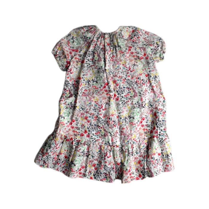 A Multicolour Short Sleeve Dresses from Bonpoint in size 4T for girl. (Back View)