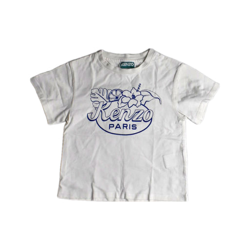A White Short Sleeve T Shirts from Kenzo in size 4T for neutral. (Front View)