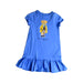 A Blue Short Sleeve Dresses from Polo Ralph Lauren in size 4T for girl. (Front View)
