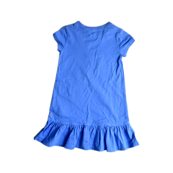 A Blue Short Sleeve Dresses from Polo Ralph Lauren in size 4T for girl. (Back View)