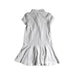 A White Short Sleeve Dresses from Polo Ralph Lauren in size 5T for girl. (Back View)