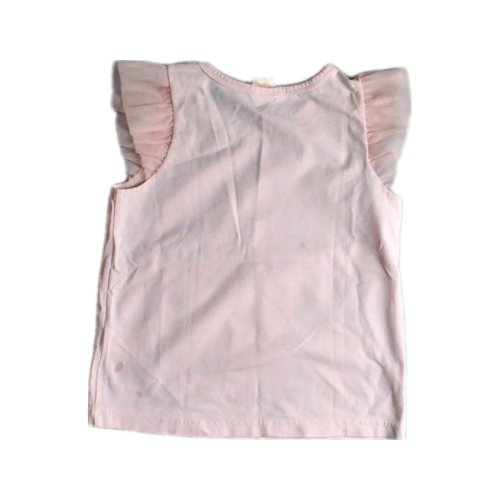 A Pink Sleeveless Tops from Disney X Elly in size 6T for girl. (Back View)