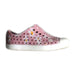 A Pink Slip Ons from Native Shoes in size 3T for girl. (Front View)