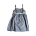 A Blue Sleeveless Dresses from Trousseau Petit in size 2T for girl. (Front View)