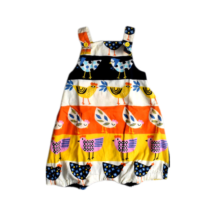 A Multicolour Sleeveless Rompers from Fábula in size 6T for girl. (Front View)