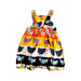 A Multicolour Sleeveless Rompers from Fábula in size 6T for girl. (Back View)