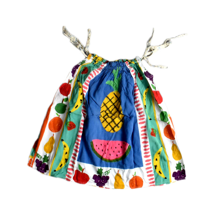 A Multicolour Sleeveless Dresses from Fábula in size 2T for girl. (Back View)