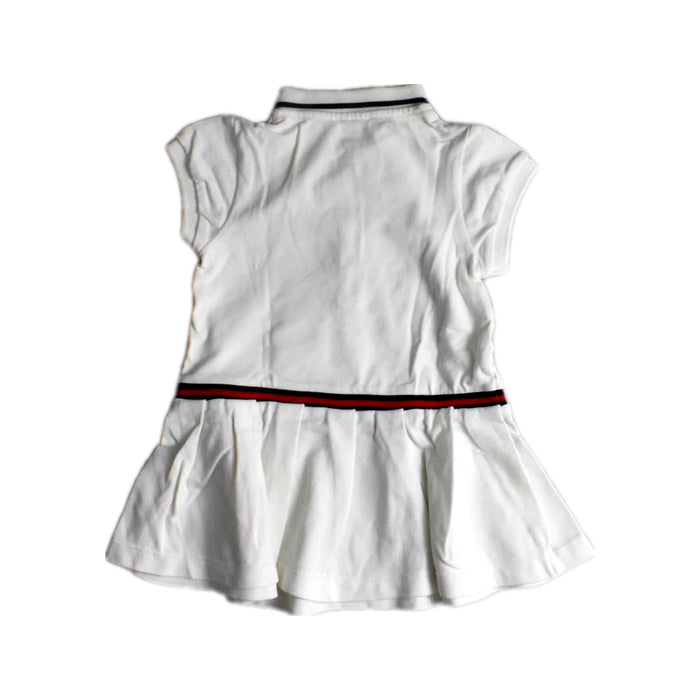 A White Short Sleeve Dresses from Jacadi in size 2T for girl. (Back View)