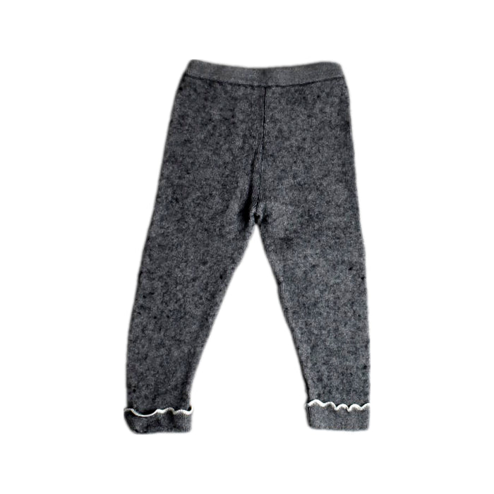 A Grey Leggings from Jacadi in size 3T for girl. (Back View)