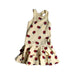 A Ivory Sleeveless Dresses from Le Petit Society in size 4T for girl. (Front View)