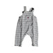 A White Long Overalls from Petit Bateau in size 3-6M for girl. (Front View)