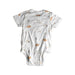 A White Short Sleeve Bodysuits from Kays + Kins in size 3-6M for girl. (Back View)