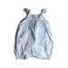 A Blue Sleeveless Rompers from Château de Sable in size 3-6M for girl. (Front View)