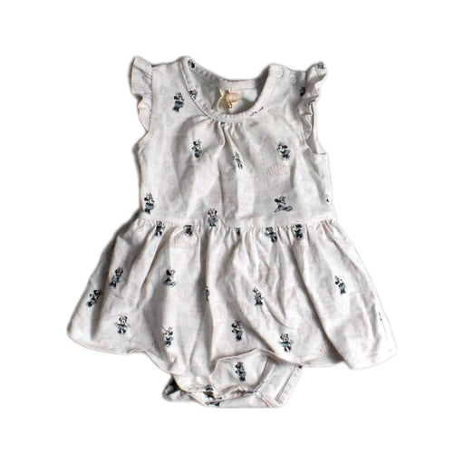 A Ivory Sleeveless Rompers from Disney X Elly in size 6-12M for girl. (Front View)