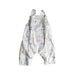 A White Long Overalls from Elly in size 3-6M for boy. (Front View)