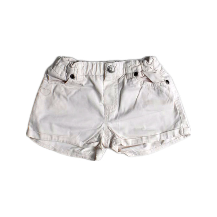 A White Shorts from Château de Sable in size 2T for girl. (Front View)