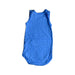 A Blue Sleeveless Bodysuits from Petit Bateau in size 6-12M for boy. (Back View)