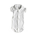 A White Short Sleeve Bodysuits from Petit Bateau in size 3-6M for boy. (Front View)