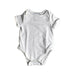 A White Short Sleeve Bodysuits from Tommy Bahama in size 6-12M for neutral. (Front View)