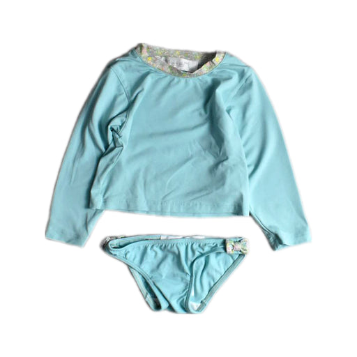 A Blue Swim Sets from Château de Sable in size 6-12M for girl. (Front View)