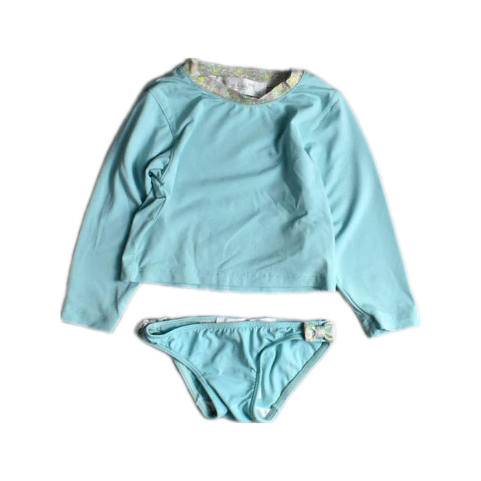 A Blue Swim Sets from Château de Sable in size 6-12M for girl. (Front View)