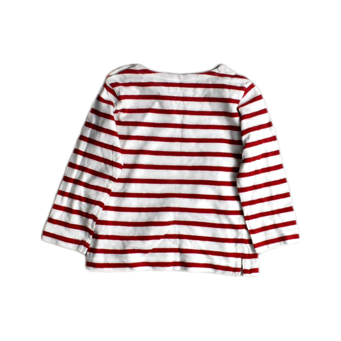A Red Long Sleeve Tops from Bout'Chou in size 12-18M for boy. (Back View)