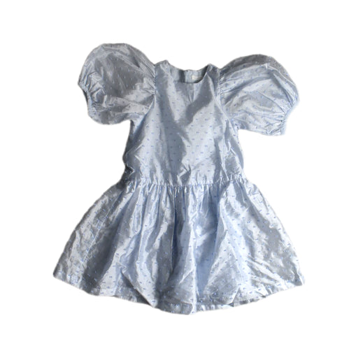 A White Short Sleeve Dresses from Gingersnaps in size 6T for girl. (Front View)