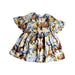 A Multicolour Short Sleeve Dresses from Molo in size 3T for girl. (Front View)