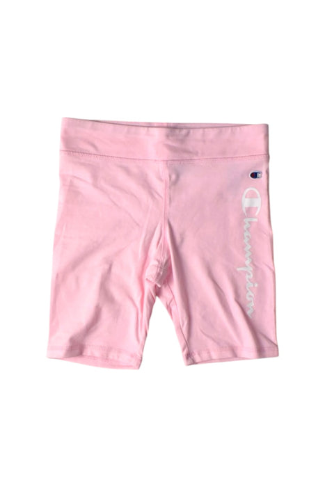 A Pink Active Shorts from Champion in size M for girl. (Front View)