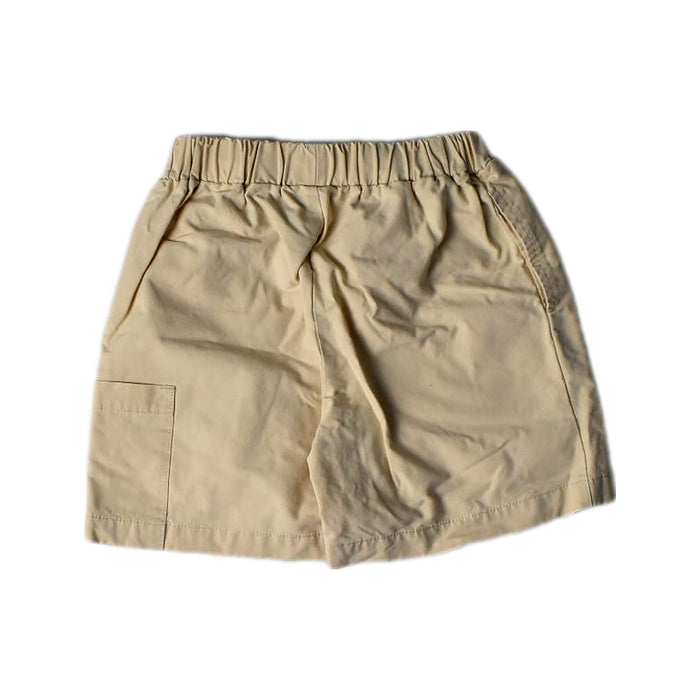 A Beige Shorts from Mimi Mono in size 12-18M for boy. (Back View)