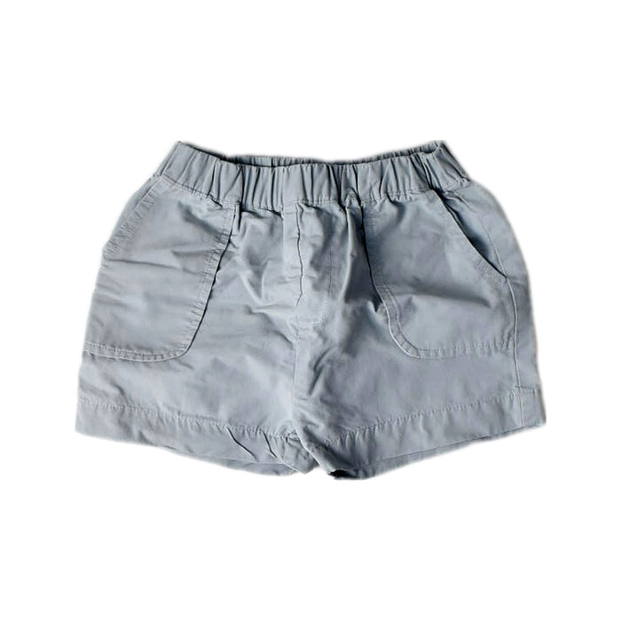A Blue Shorts from Mimi Mono in size 12-18M for boy. (Front View)