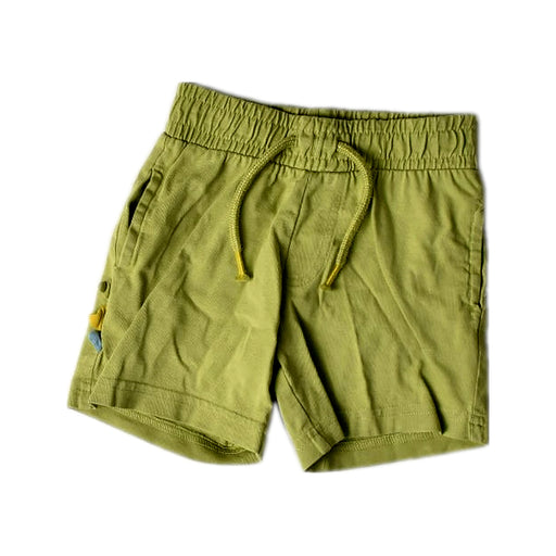 A Green Shorts from Mothercare in size 18-24M for boy. (Front View)