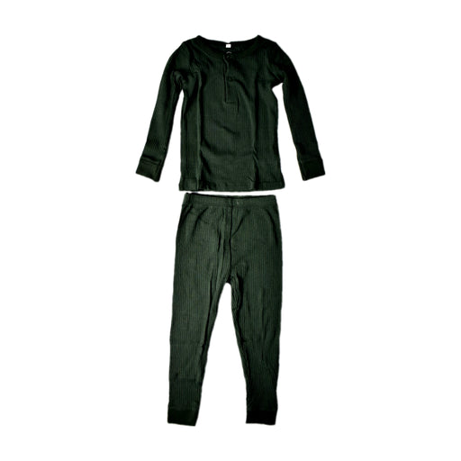 A Green Pyjama Sets from Mori in size 18-24M for boy. (Front View)