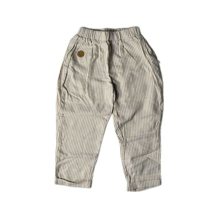 A Beige Casual Pants from Mori in size 18-24M for boy. (Front View)