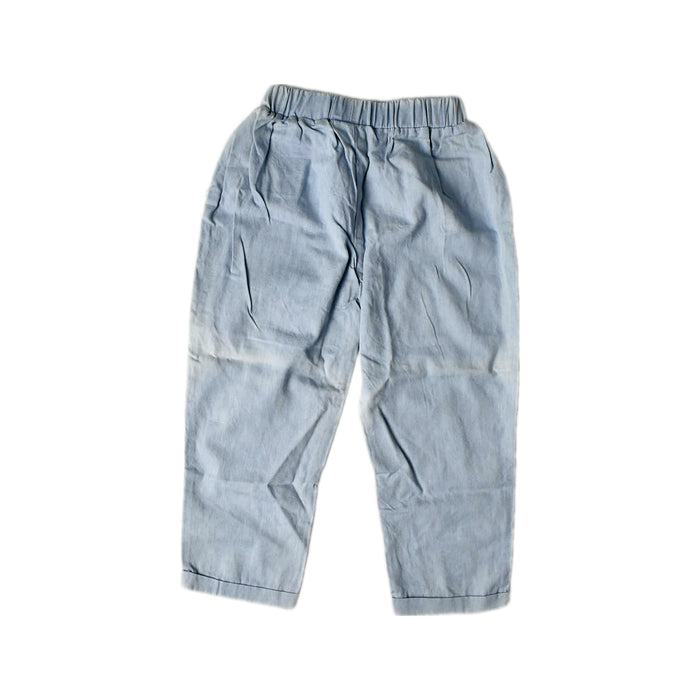 A Blue Casual Pants from Mori in size 18-24M for boy. (Back View)