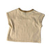 A Beige Short Sleeve Tops from Mimi Mono in size 18-24M for boy. (Back View)