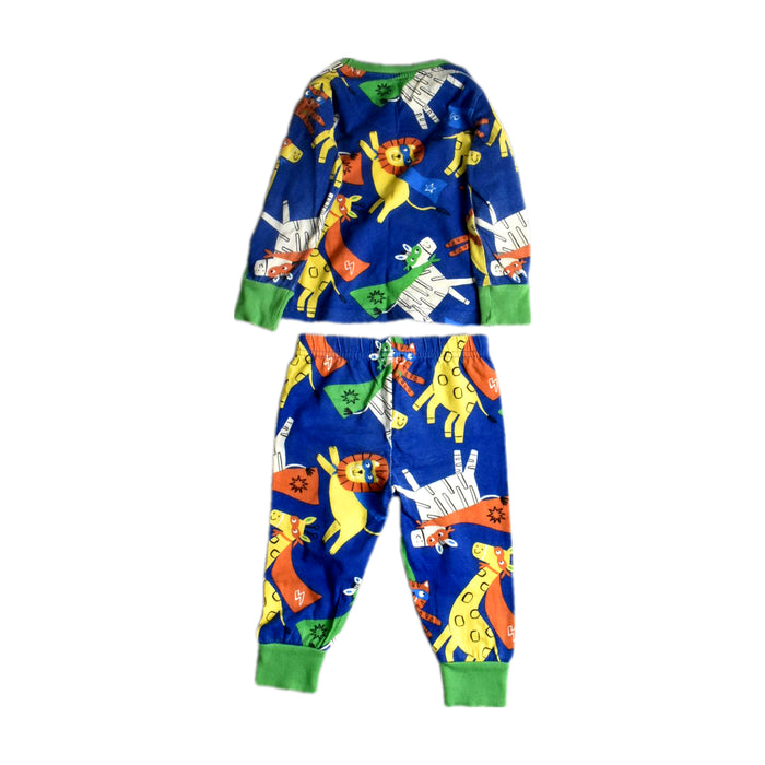 A Multicolour Pyjama Sets from Mothercare in size 12-18M for boy. (Back View)