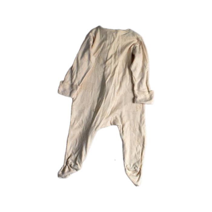 A Ivory Onesies from Mothercare in size 3-6M for neutral. (Back View)
