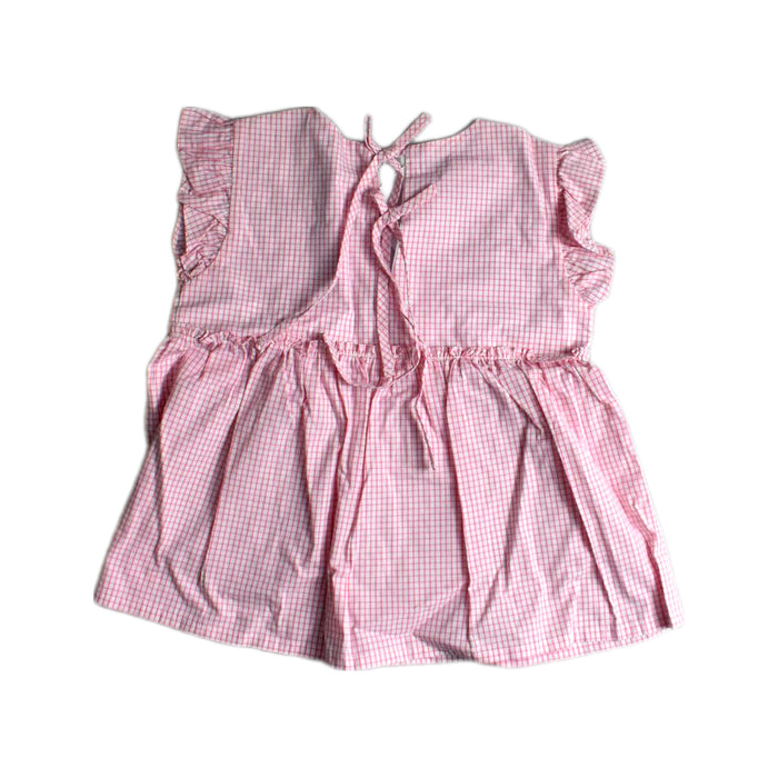 A Pink Sleeveless Tops from Bella Bliss in size 10Y for girl. (Back View)