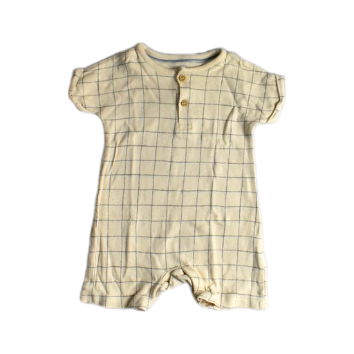 A Beige Short Sleeve Rompers from Mothercare in size 3-6M for girl. (Front View)