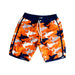 A Orange Swim Shorts from Sandy Feet Australia in size 6T for neutral. (Front View)