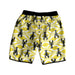A Yellow Swim Shorts from Sandy Feet Australia in size 8Y for boy. (Back View)