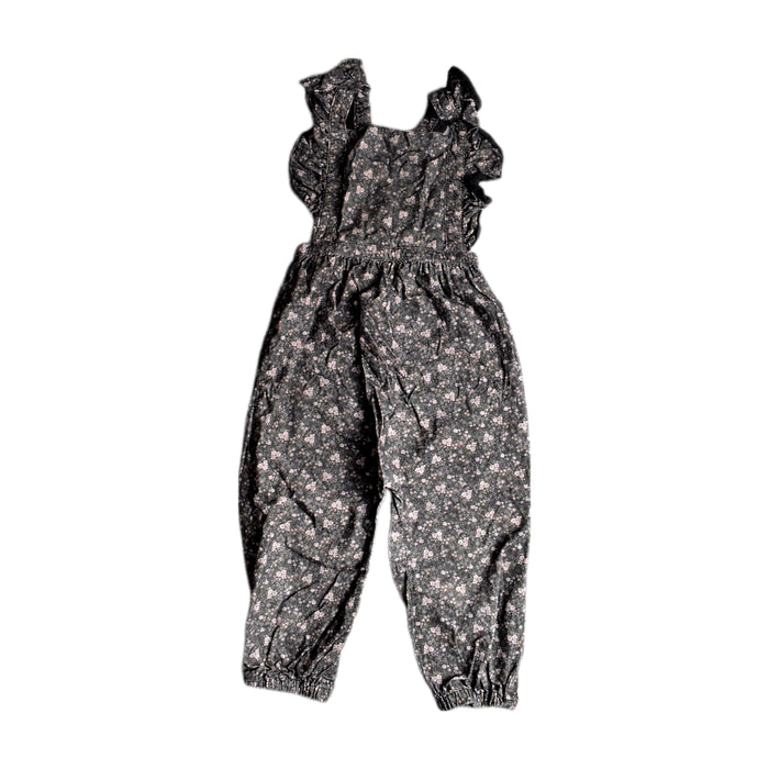 A Black Long Overalls from Jamie Kay in size 5T for girl. (Front View)