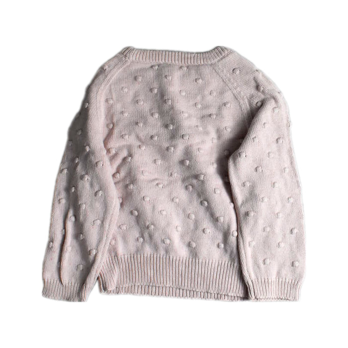 A Pink Knit Sweaters from Jamie Kay in size 5T for girl. (Back View)