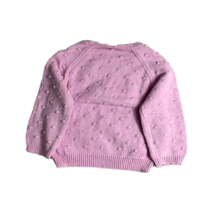 A Pink Knit Sweaters from Jamie Kay in size 4T for girl. (Back View)