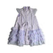 A Purple Sleeveless Dresses from Le Petit Society in size 3T for girl. (Front View)